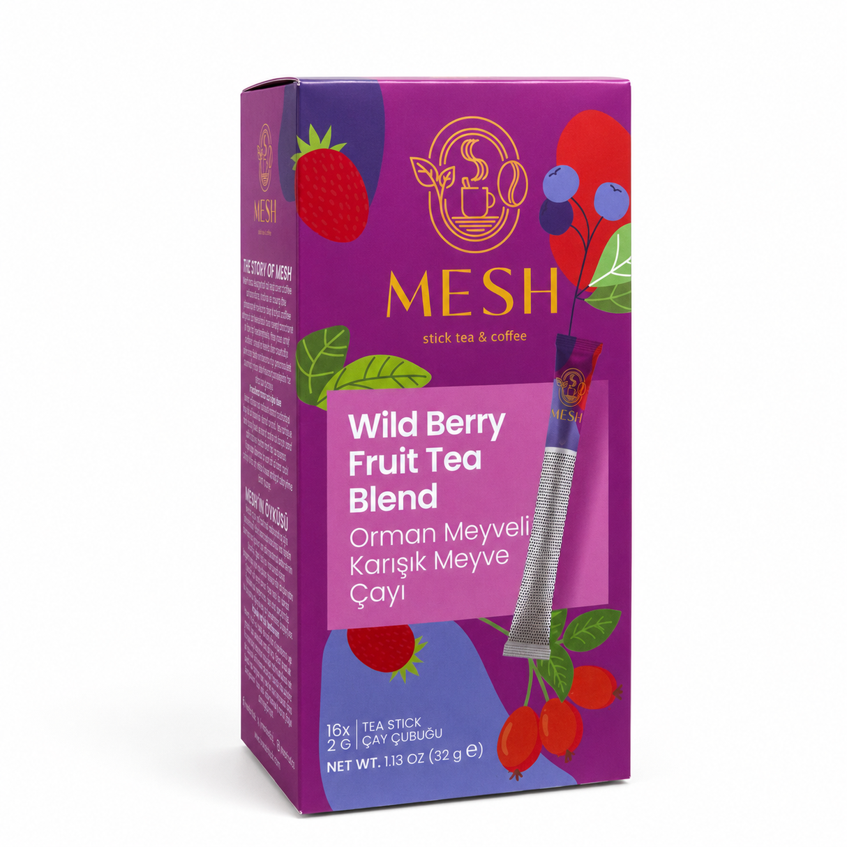 Mesh Ceai Fructe de Padure 16 Plicuri