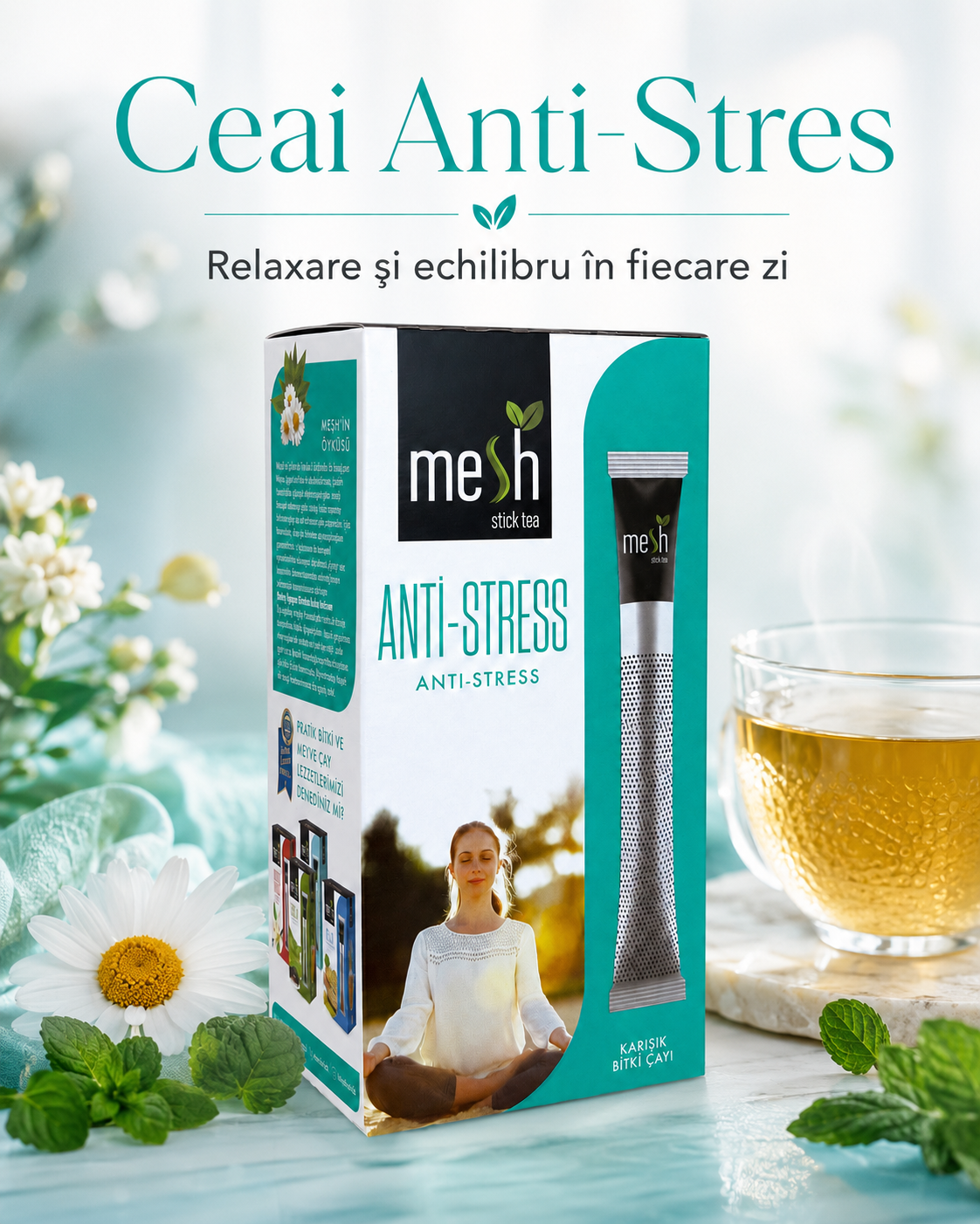 Mesh Ceai Herbal Relaxare 16 Plicuri