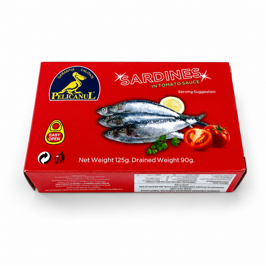 Pelicanul Sardina In Sos De Rosii 125 g