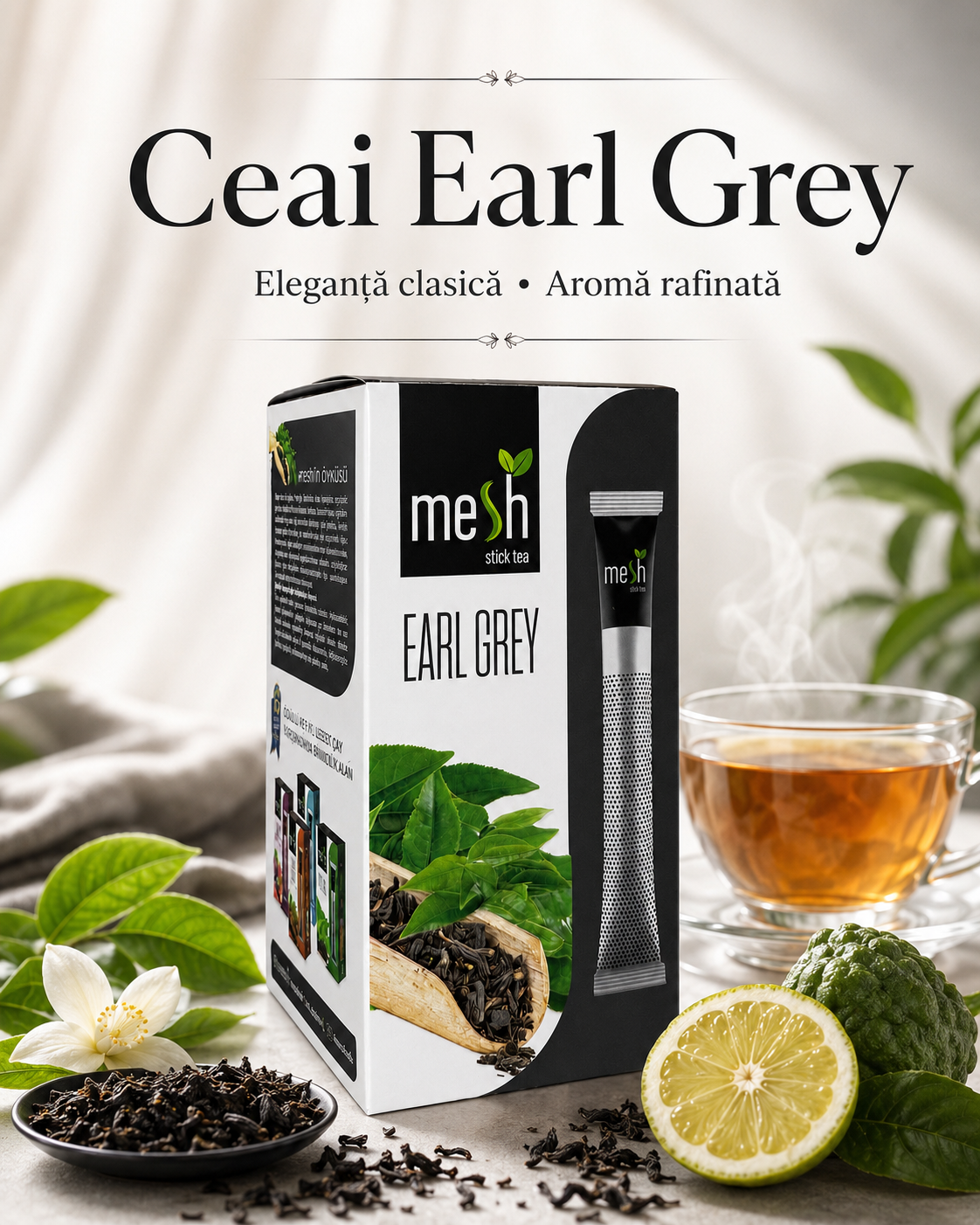 Mesh Earl Grey 16 Plicuri