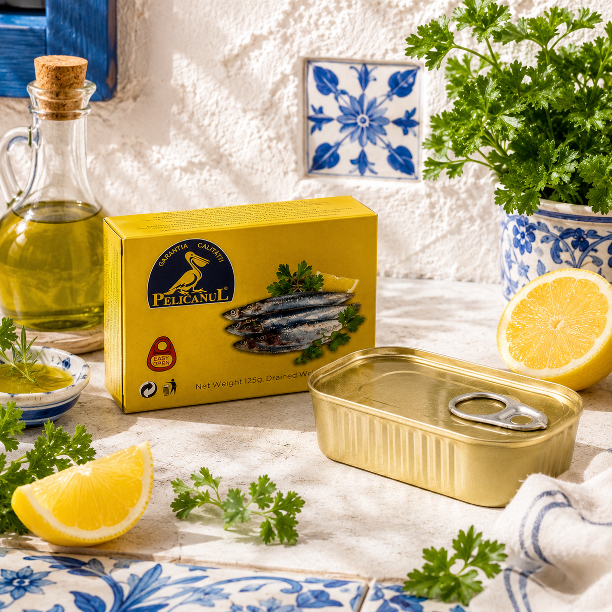 Pelicanul Sardine In Ulei Vegetal 125 g