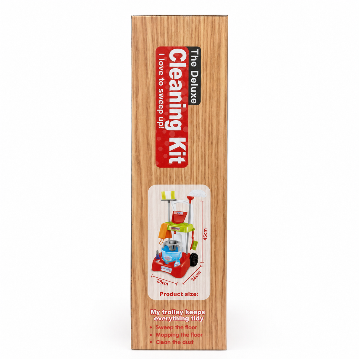 Set de Curatenie Pentru Copii cu Carucior, Mop si Galeata