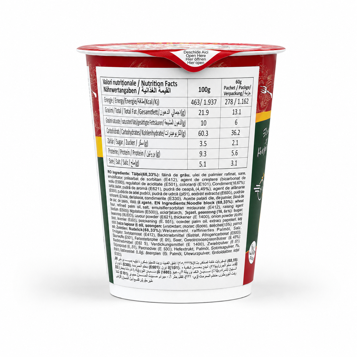 Atlas Foods Noodles Gust de Legume 60 g