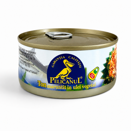 Pelicanul Ton Maruntit In Ulei Vegetal 160 g