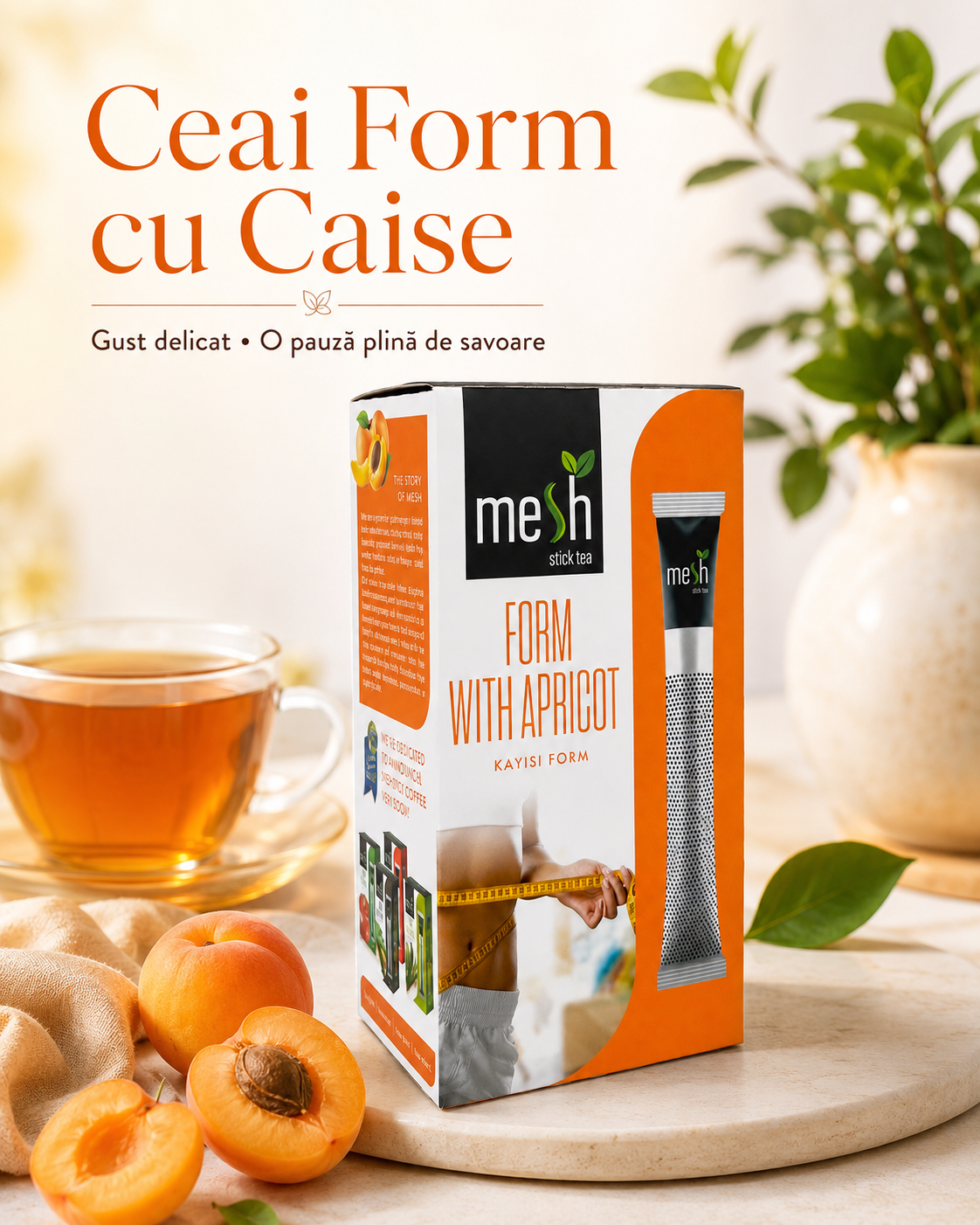 Mesh Ceai de Caise si Mate 16 Plicuri