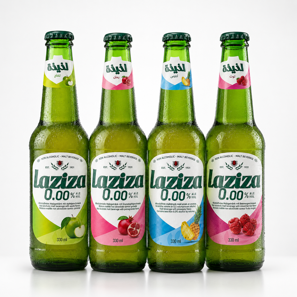 Pachet Promo Laziza Bere 0% - 4 Arome