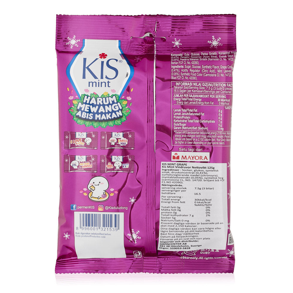 KIS Bomboane Mentolate Struguri