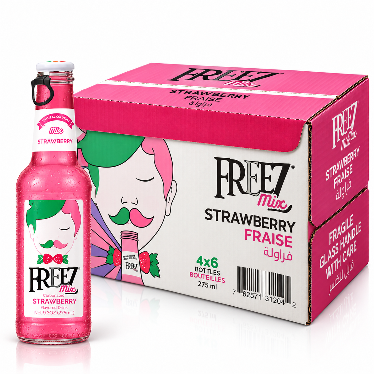 Bax Freez Mix Căpșuni, 24 x 275 ml – Ofertă Specială
