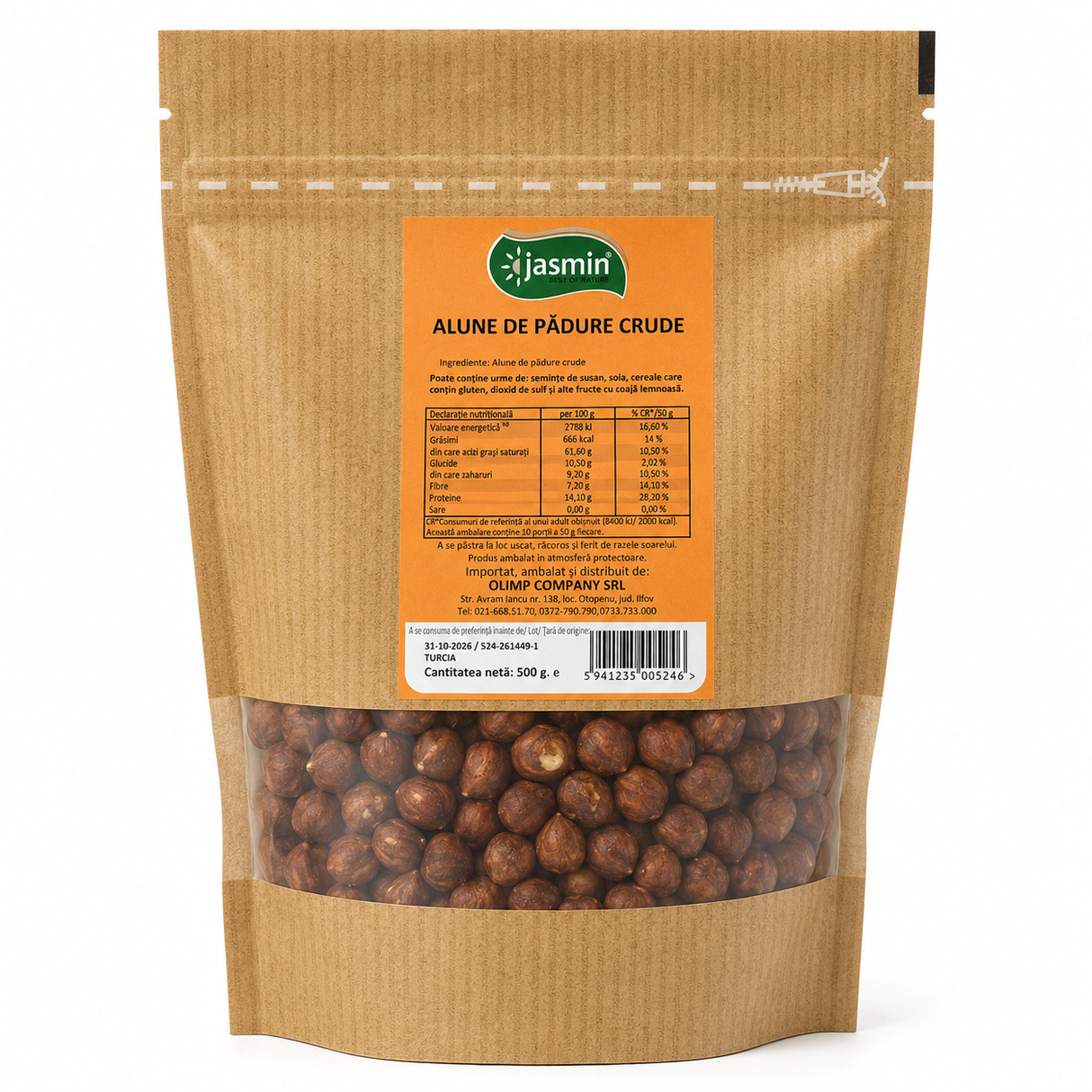 Jasmin Alune de Pădure Crude 500 g