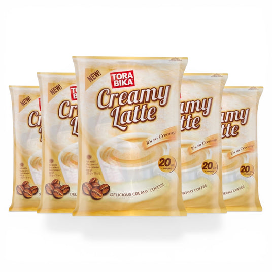 Pachet de 5 x Torabika Latte Cremos (20 x 30 g)