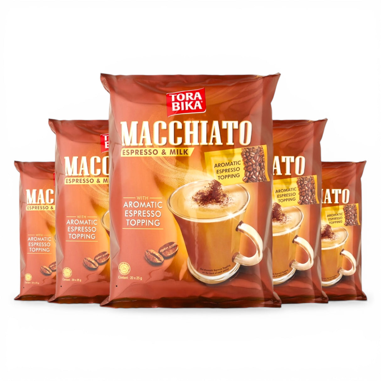 Pachet de 5 x Macchiato extra espresso (20 x 25 g)