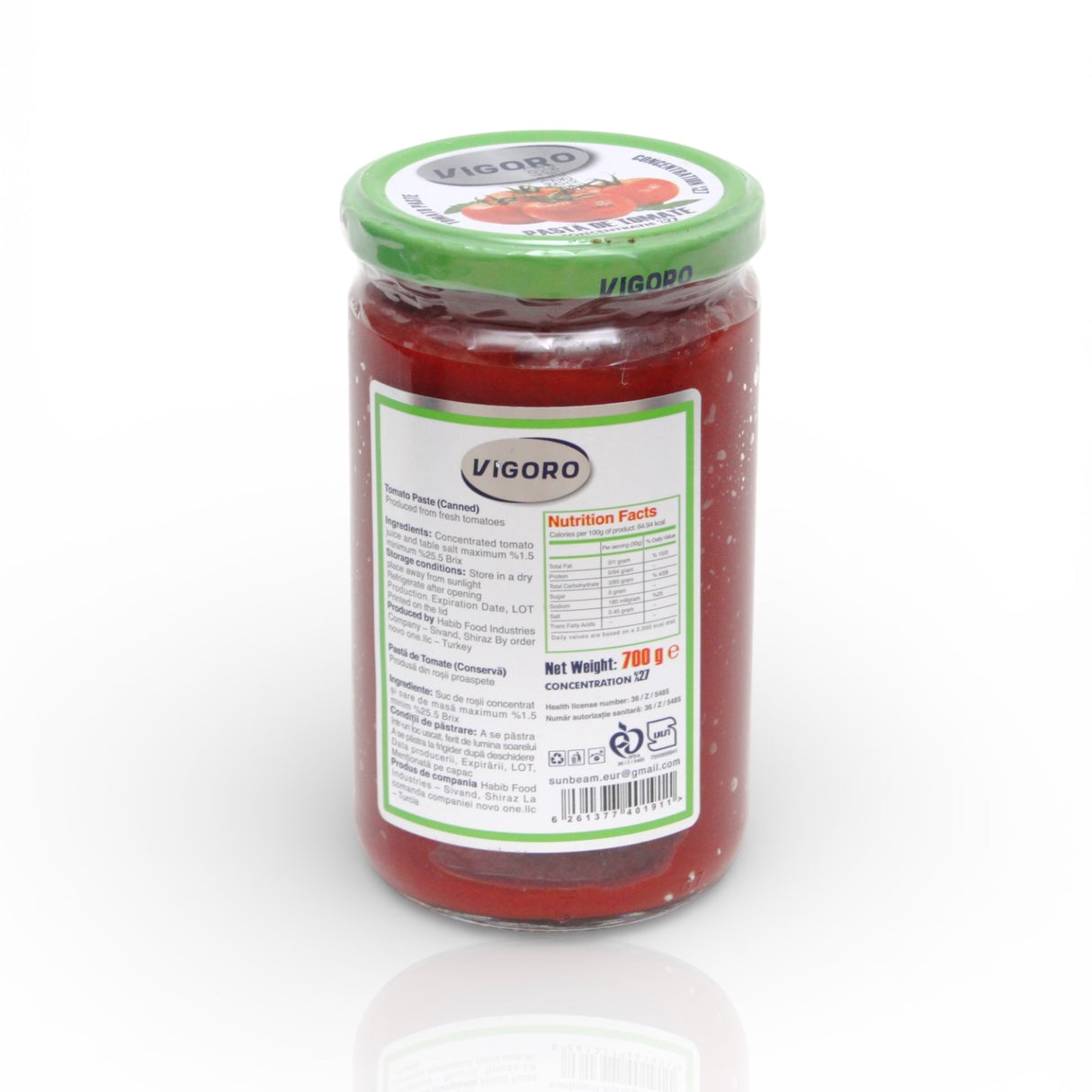 Vigoro Pasta de Tomate 700 g