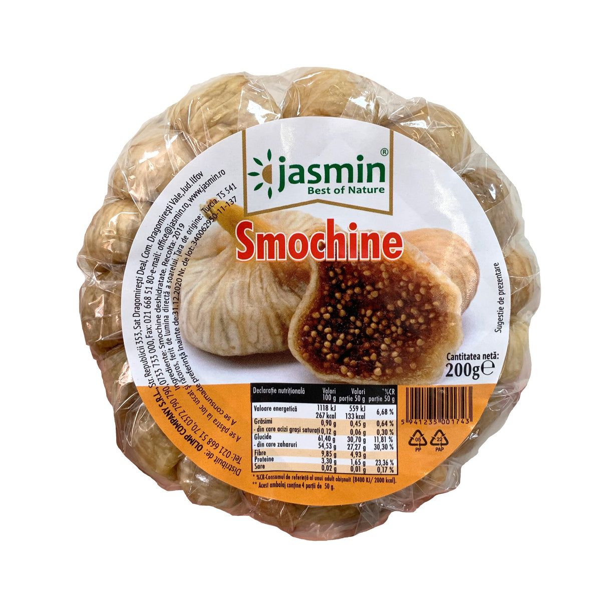 Jasmin Smochine Rotunde Deshidratate 200 g