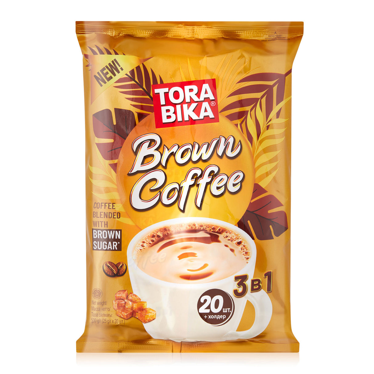 Cafea Torabika 3in1 cu zahăr brun (20 x 25 g)