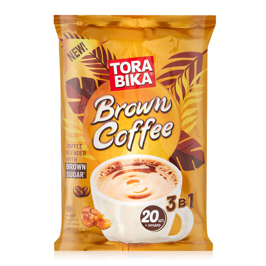 Cafea Torabika 3in1 cu zahăr brun (20 x 25 g)