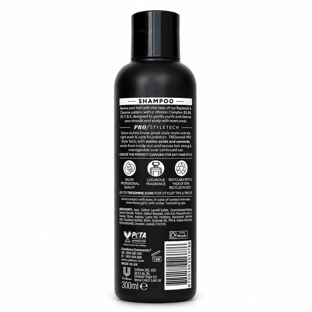 Sampon TRESemmé Replenish & Cleanse cu Complex de Vitamine 300 ml