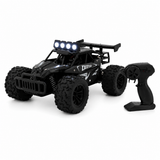Masina RC Off-Road pentru Copii, Scara 1:16, 20 km/h, Roti All-Terrain, Lumini LED, Telecomanda 2.4 GHz, Acumulator Inclus, Negru
