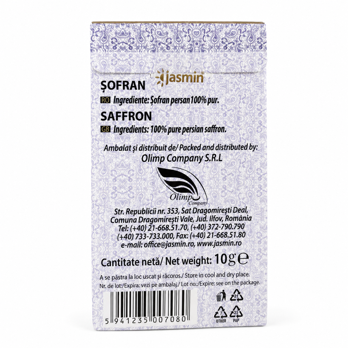 Jasmin Sofran Persan Premium 10 g