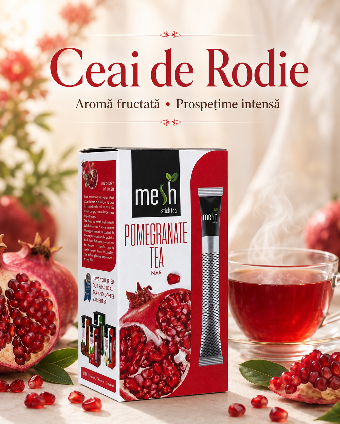 Mesh Ceai de Rodie 16 Plicuri