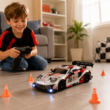 Masina RC 4WD Tip Coupe Sport, Scara 1:24, 2 Seturi de Anvelope, Telecomanda
