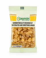Jasmin Ghimbir Confiat Cuburi 100 g