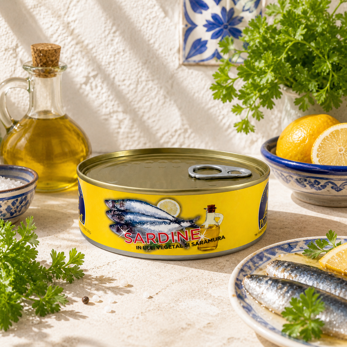 Pelicanul Sardina In Ulei Vegetal 215 g