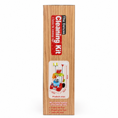 Set de Curatenie Pentru Copii cu Carucior, Mop si Galeata