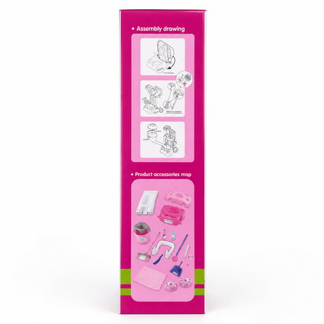 Set de Curatenie Pentru Copii cu Carucior, Mop si Galeata
