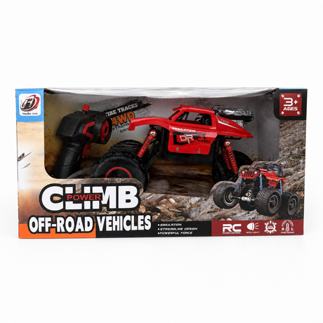 Masina cu Telecomanda RC 4WD, Lumini si Efect de Fum