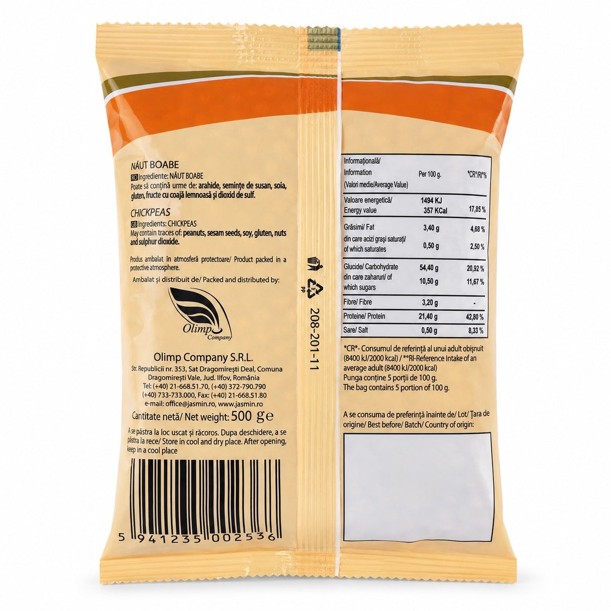 Jasmin Naut Boabe 500 g