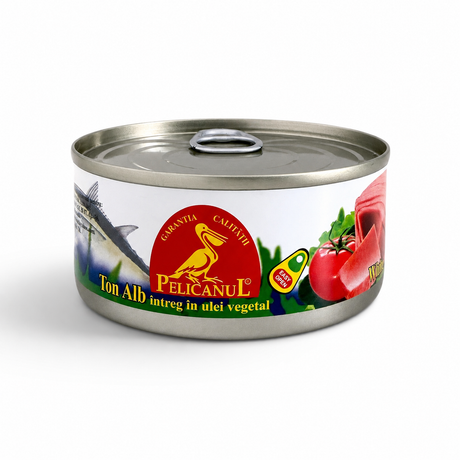Pelicanul Ton Intreg In Ulei Vegetal 3 x 80 g