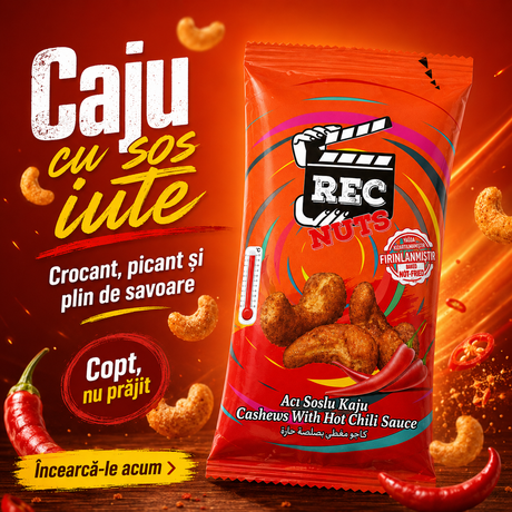 Rec Nuts Caju cu Sos Iute 40 g