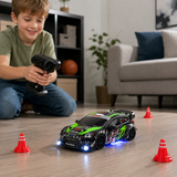 Masina RC Rally 4WD pentru Copii, Scara 1:24, 2 Seturi de Anvelope, Telecomanda