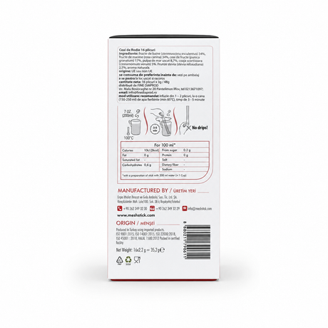 Mesh Ceai de Rodie 16 Plicuri