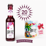Freez Mix Fructe De Padure - Pachet Promo Cu Cana (20 sticle x 275 ml)