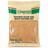 Soia Granule Albe Jasmin – Texturat de Soia, 100 g