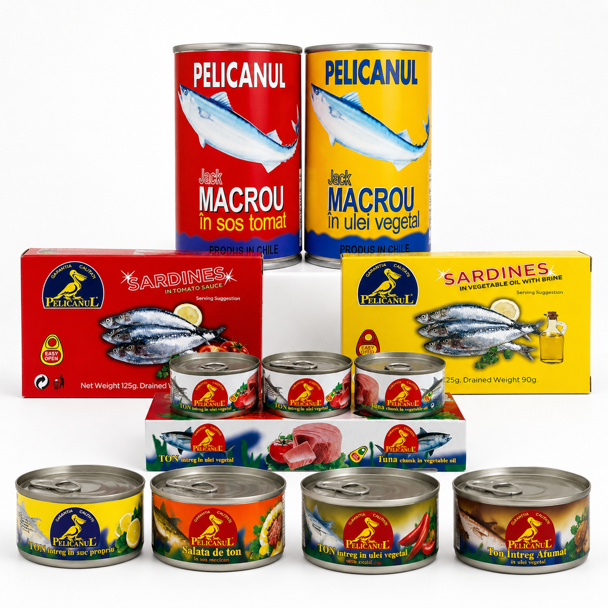 Pelicanul Ocean Box - Bundle Premium Peste Conservat