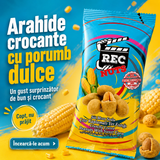 Rec Nuts Arahide Crocante cu Porumb Dulce 40 g