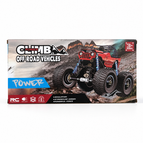 Masina cu Telecomanda RC 4WD, Lumini si Efect de Fum