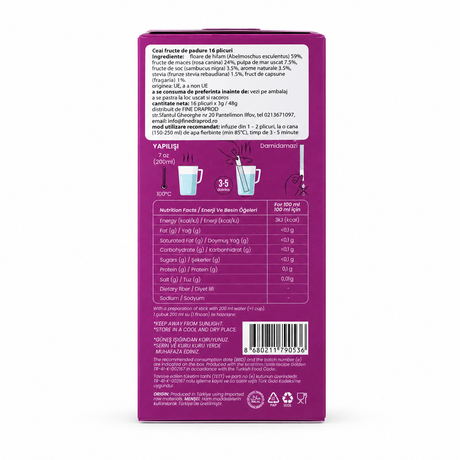Mesh Ceai Fructe de Padure 16 Plicuri