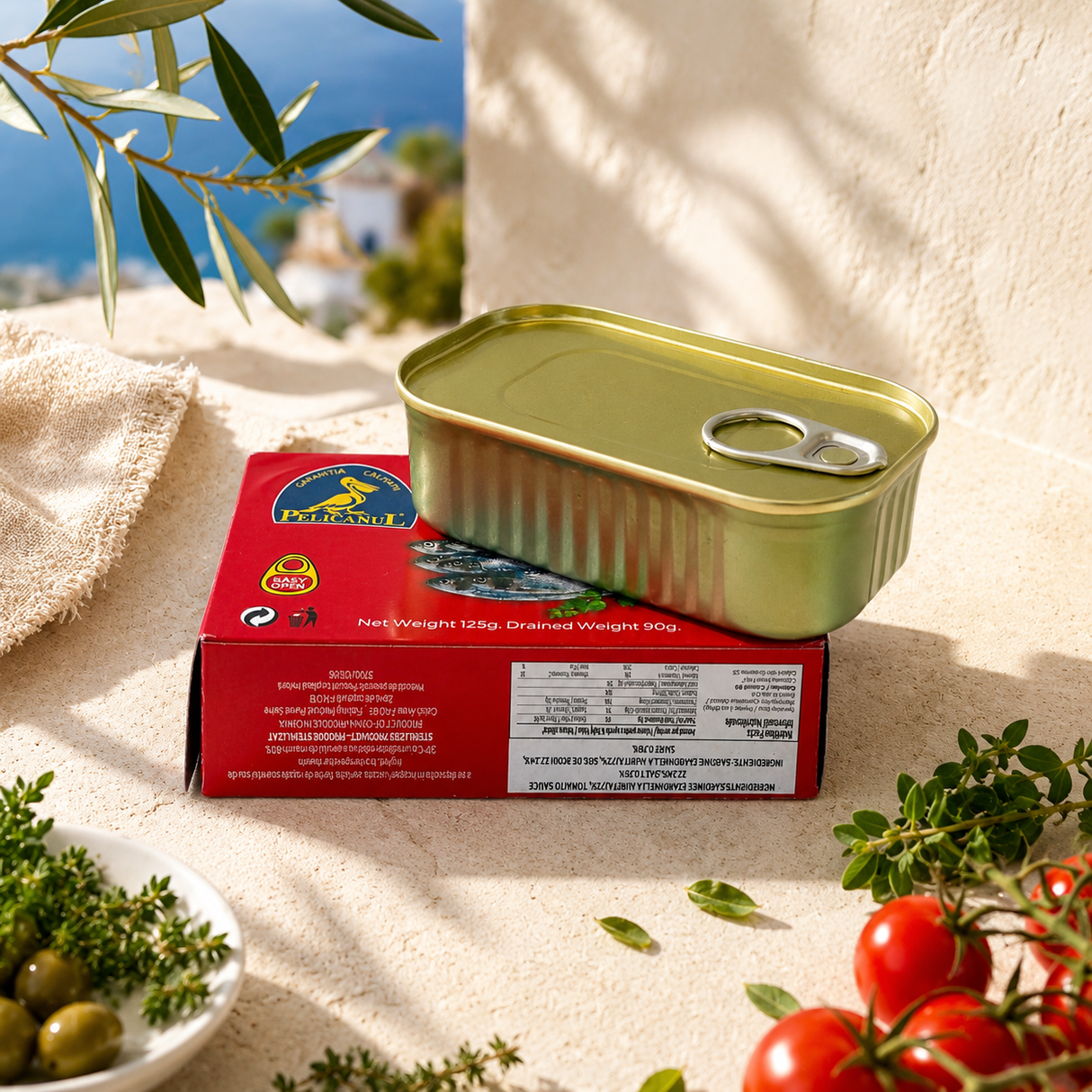Pelicanul Sardina In Sos De Rosii 125 g