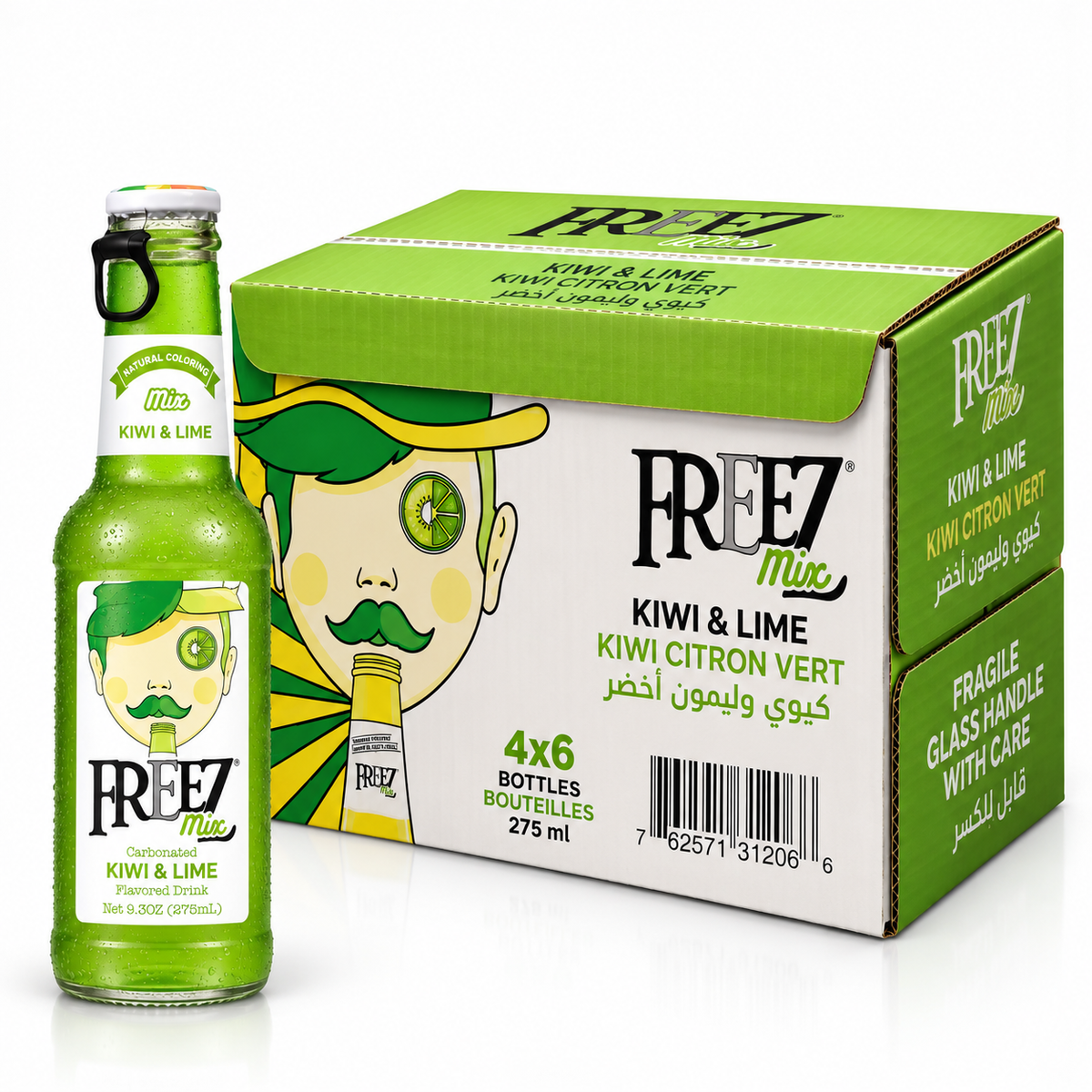 Bax Freez Mix Kiwi & Lime – 24 x 275 ml – Ofertă Specială