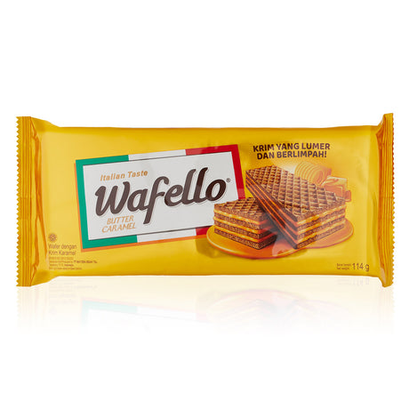 Napolitane Wafello Caramel si Unt 114 g