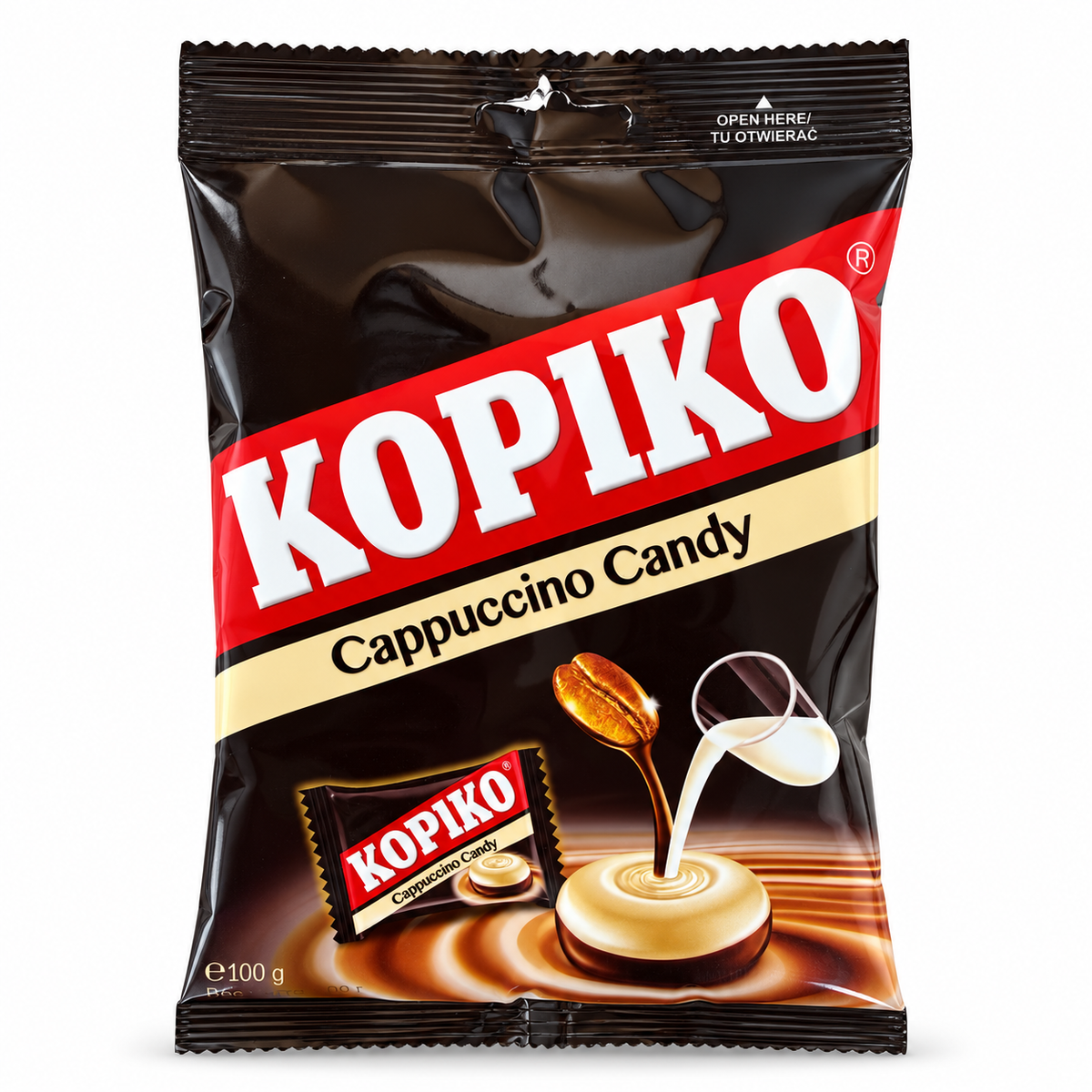 Bomboane cu Cafea Kopiko Cappuccino Candy 100 g