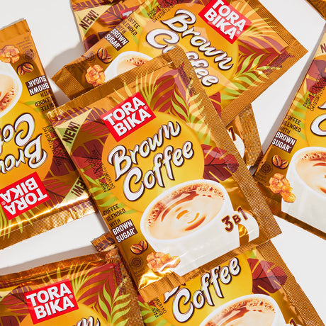 Cafea 3in1 cu zahăr brun (20 x 25 g)