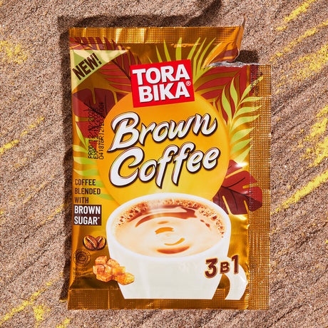 Cafea 3in1 cu zahăr brun (20 x 25 g)