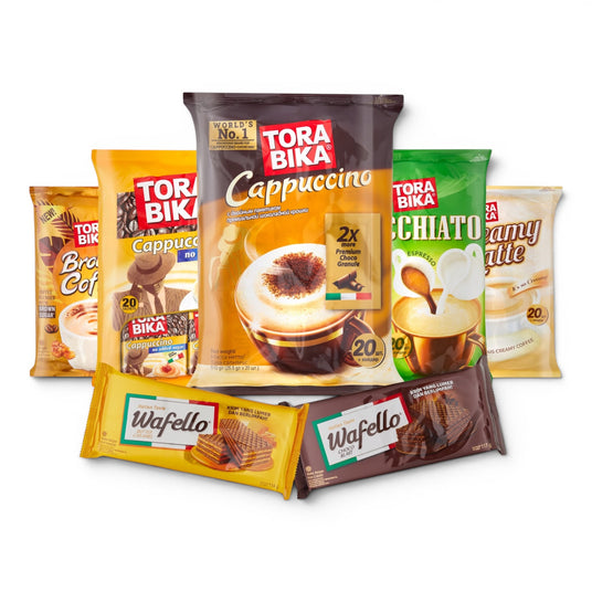 Pachet Cafeneaua Torabika (5 sortimente) + Cadou
