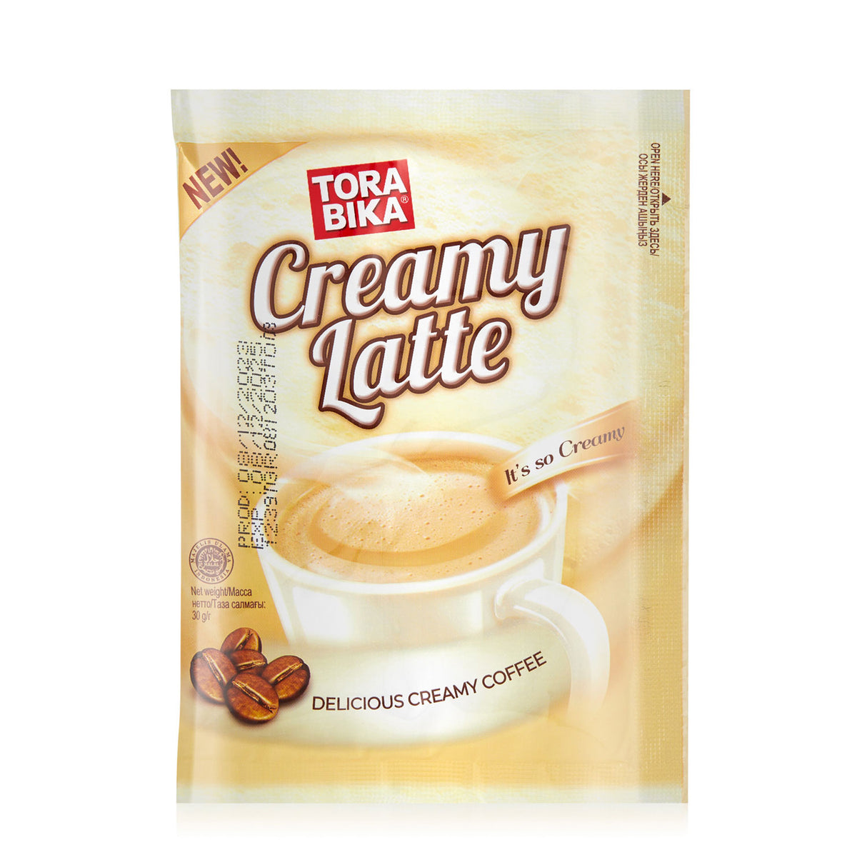 Pachet de 5 x Torabika Latte Cremos (20 x 30 g)