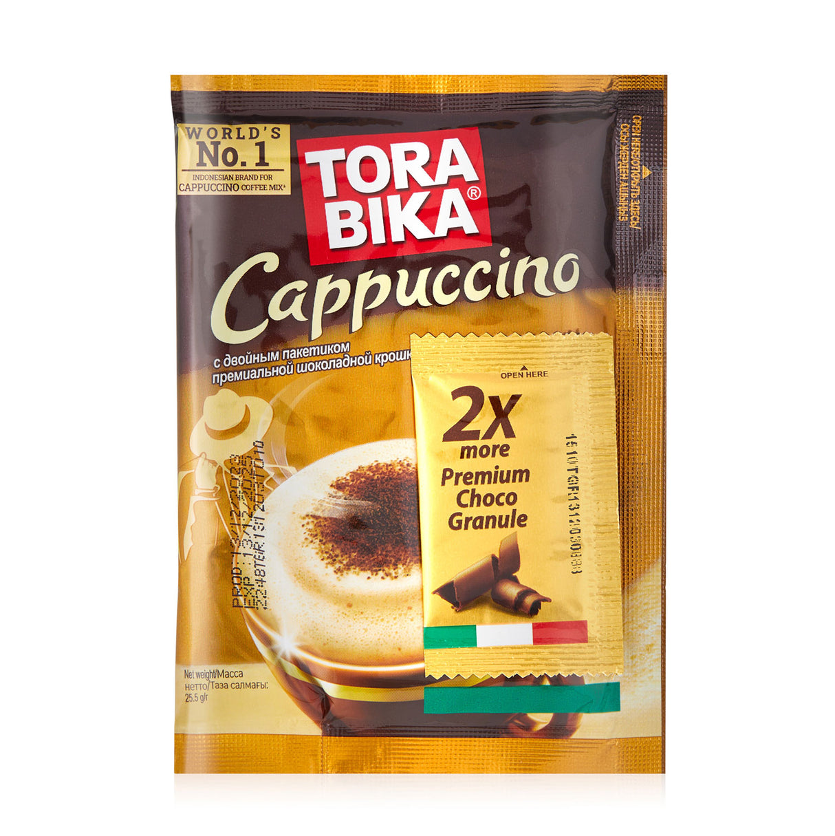 Pachet de 5 x Torabika Cappuccino cu Extra Ciocolată (22 x 25 g)