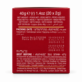 Ceai Ahmad Tea cu zmeură – 20 x 2 g și informații de ambalare